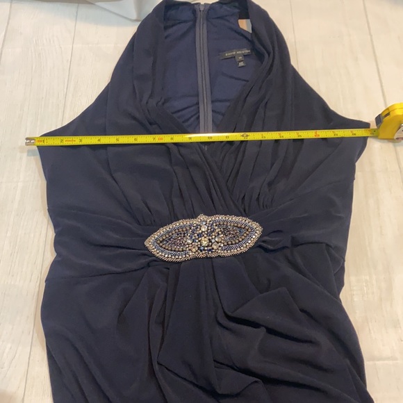 David Meister Bead Waist Cocktail Dress - Picture 7 of 10